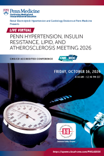 Penn Hypertension, Insulin Resistance, Lipid, and Atherosclerosis Meeting (PHILA) 2026 Banner